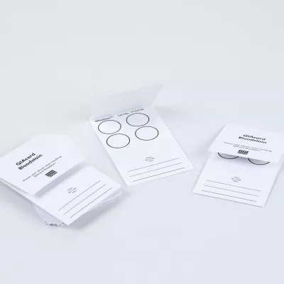 Blood Stain Cards, 100/Pk